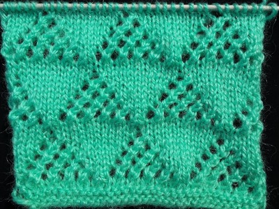 Triangle Net Knitting Design
