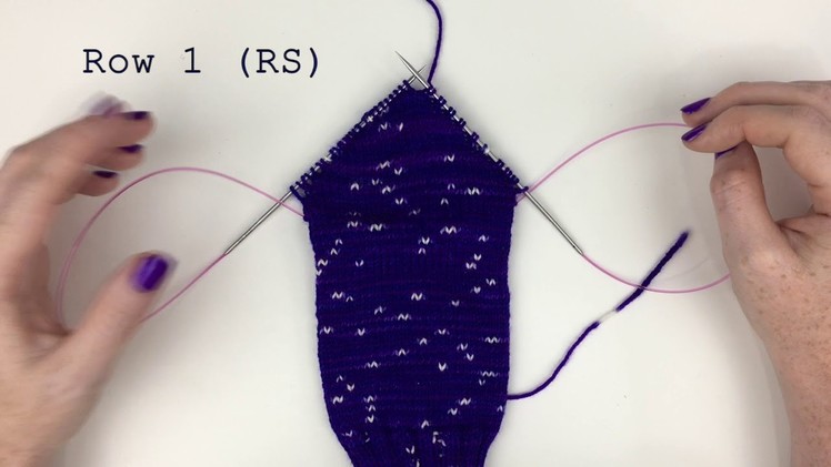 We Love Knitting Sock Club - Short row Heel