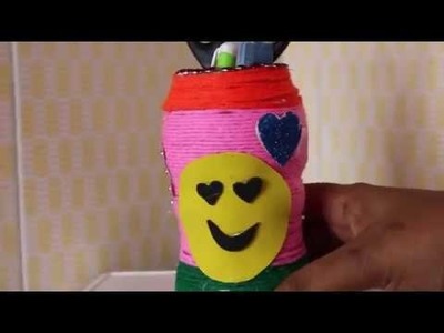 WOW! Beautiful Pencil Holder | How to make diy pencil holder using waste materials -Pencil Organizer