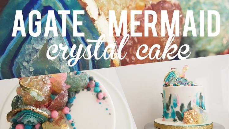 Agate Mermaid Crystal Cake | Satisfying Cake Video | Greggy Soriano