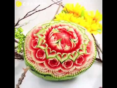 Amazing Craft Art on watermelon