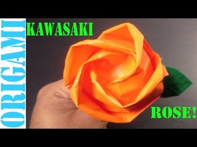 Beautiful Kawasaki Rose (Valentine's Day): Daily Origami - 464 [TCGames HD]