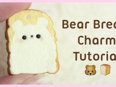 Bento Bear Bread Charm ●  Polymer Clay Tutorial