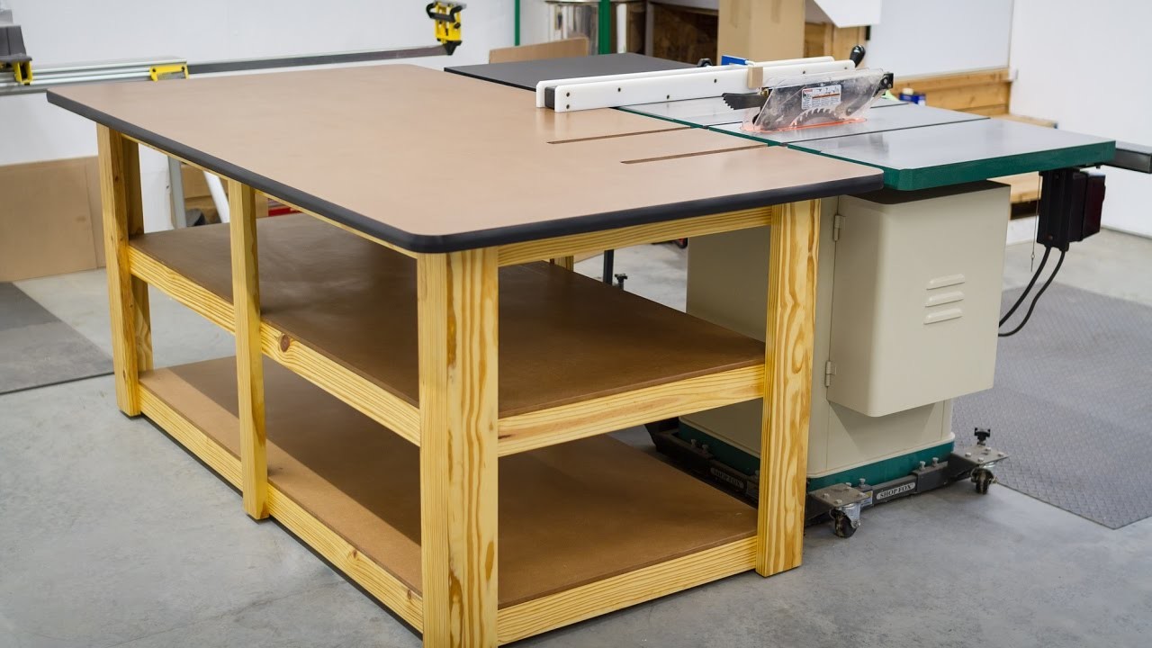 Build a Workbench. Outfeed Table
