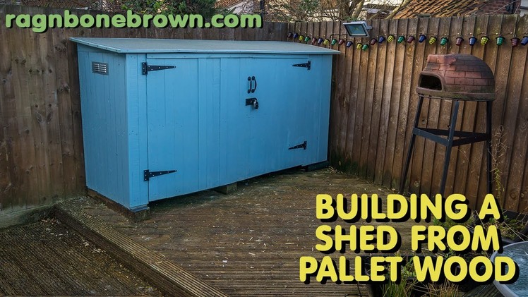 Building A Shed Using Pallet Wood - Part 1 of 3