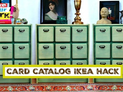 Card Catalog Ikea Hack DIY