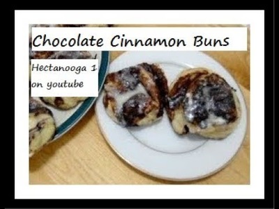 Chocolate Cinnamon Buns recipe, vegan