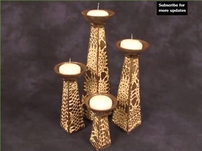 Clay Candle Holder Designs | Picture Collection Of Ceramic Art Model & Decor Options