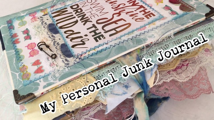 Complete Personal Junk Journal flip & What's in my Vacation Craft Bag | I'm A Cool Mom