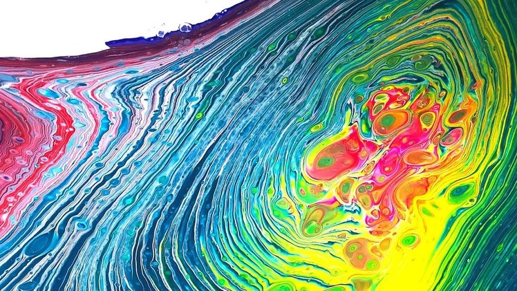 DIRTY SWIRL POUR Creating Fluid Art with Acrylic Pouring Technique NO SILICONE