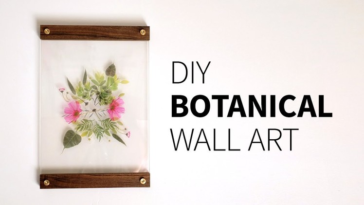 DIY Botanical Wall Art