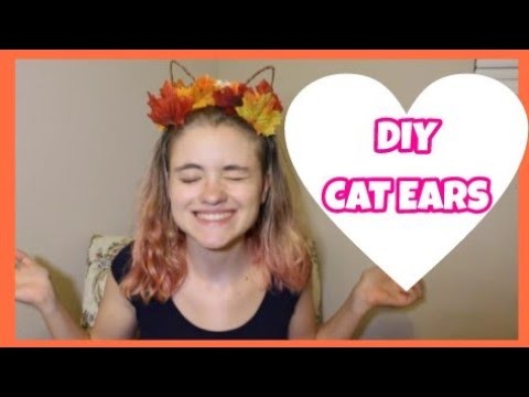 DIY Cat Ear Flower Crown