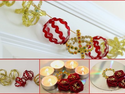 DIY Diwali Decoration From Old CDs And Plastic Bottles || Easy Craft || Inspiration Kidzone