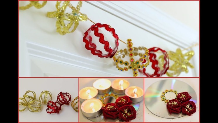 DIY Diwali Decoration From Old CDs And Plastic Bottles || Easy Craft || Inspiration Kidzone