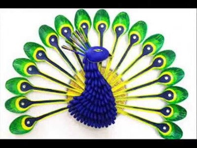 DIY - Easy Paper  Peacock Craft Ideas