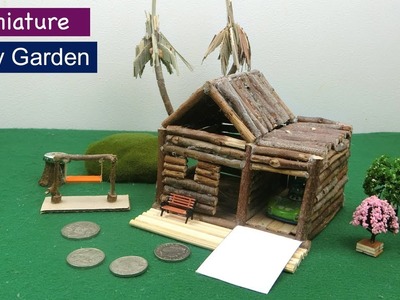 DIY Fairy Garden #18 | How to make Wooden Fairy House | Easy Craft ideas