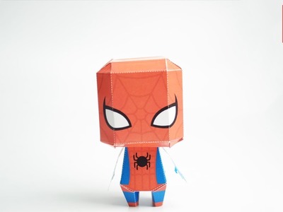 DIY Super Hero Marvel Spiderman Paper Craft