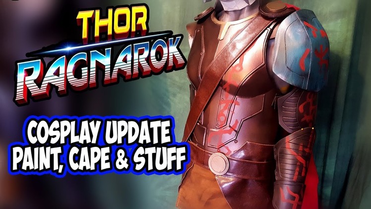 DIY Thor Ragnarok Costume Cosplay Part 2 paint & stuff