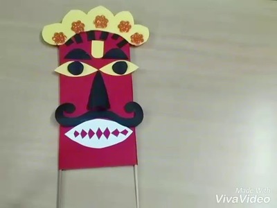 Dussehra.Diwali Ravan craft: easy tutorial