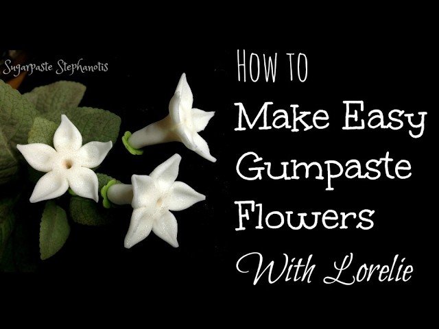 Easy Gumpaste Flowers Stephanotis