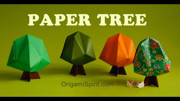 Easy Origami Tree