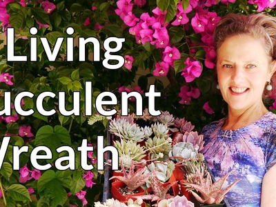 Easy Steps To Making A Living Succulent Wreath