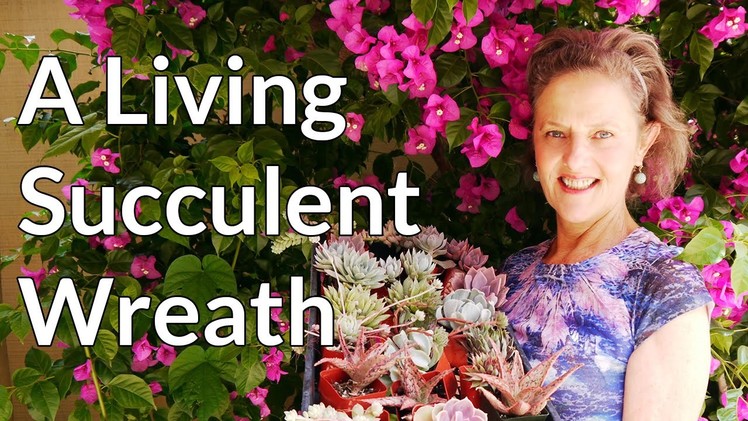 Easy Steps To Making A Living Succulent Wreath