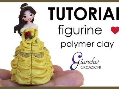 [ENG] Belle polymer clay figurine. cake topper Tutorial from Beauty and the Beast