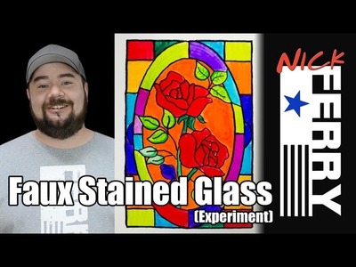 Ⓕ Faux Stained Glass Experiment (ep50)