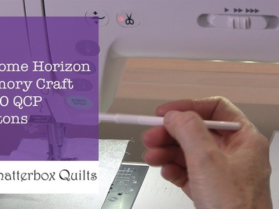 Feature Buttons on the Janome Horizon Memory Craft 9400 QCP