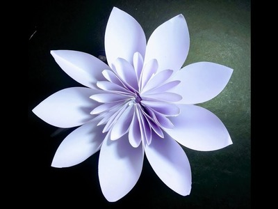 Flower design by paper|paper craft | paper cutting art by radhapada | rainbow art