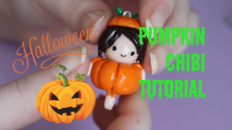 Halloween Pumpkin Costume Chibi Tutorial {collab}