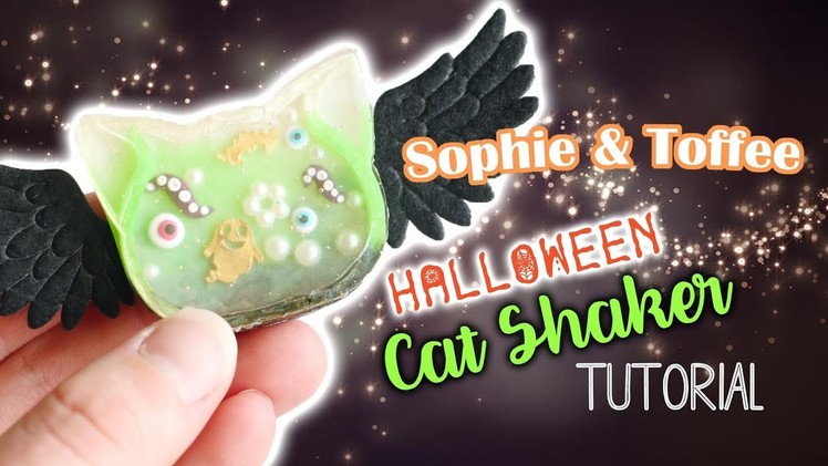 Halloween Resin Cat Shaker│Sophie & Toffee Subscription Box September 2017