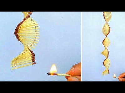 Happy Diwali special matchsticks tutorial art and craft or burn it