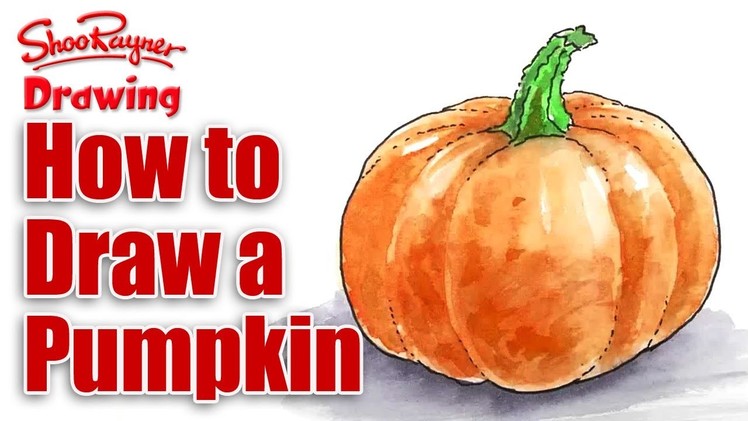 How to draw a Pumpkin - Spoken tutorial