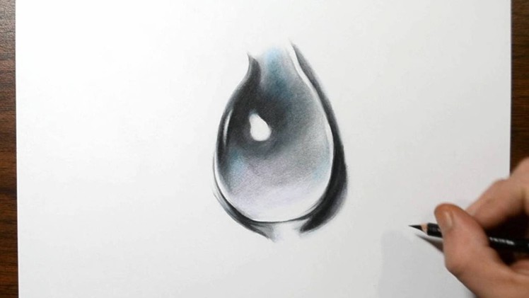 How to Draw a Realistic Drop of Water