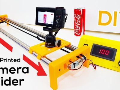 How to Make a Motorized Camera Slider - 3D Printed, Simple & Cheap DIY