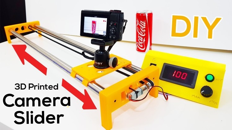 How to Make a Motorized Camera Slider - 3D Printed, Simple & Cheap DIY