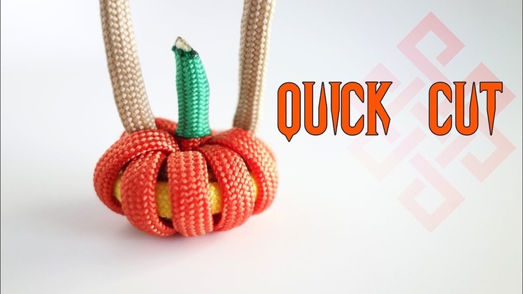 How to Make a Paracord Halloween Jack-O'-Lantern Pumpkin Tutorial Quick Cut