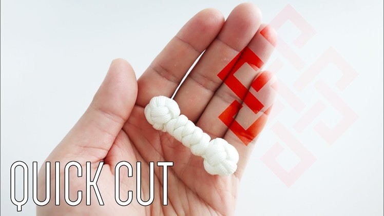 How to Make a Paracord Knuckle Roller 2 0 Quick Cut Tutorial