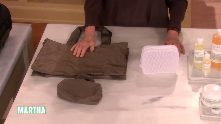 How to Pack a Suitcase⎢Martha Stewart