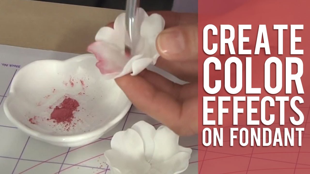 How to Use Pearl Dust & Color Dust on Fondant