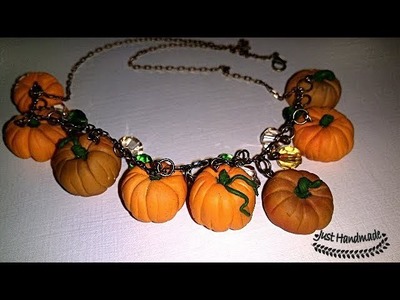 ~JustHandmade~ Polymer clay (fimo) pumpkins tutorial