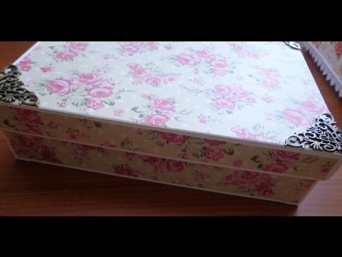 Let's make.  a chipboard box with a lid