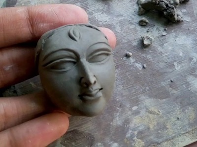 Making Wall hanging Maa Durga Face ( quite Followed by Gora Chand Paul and sons Durga face style )