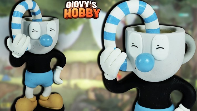 MUGMAN "TUTORIAL" (Stance before Boss Battle) ➤ Cuphead Don't Deal With the Devil ✔ Polymer clay