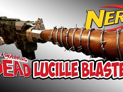 Nerf Mod The Walking Dead Lucille Blaster for Negan Slingfire