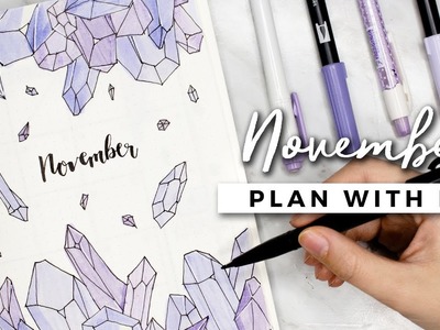 PLAN WITH ME | November 2017 Bullet Journal Setup