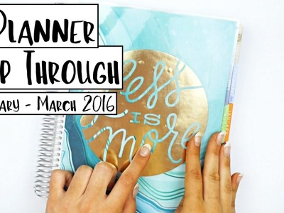 Planner Flip Through #3 || January - March 2016