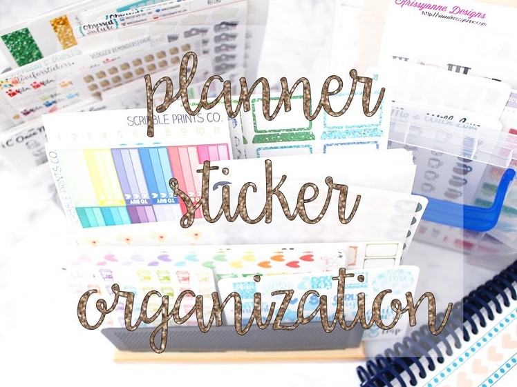 Planner Sticker Organization + Collection: July 2016 | MandyPlans10k Series